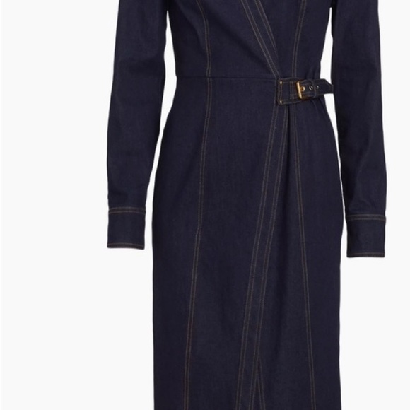 Veronica Beard - Arlington Denim Dress Size:6 - Picture 3 of 4